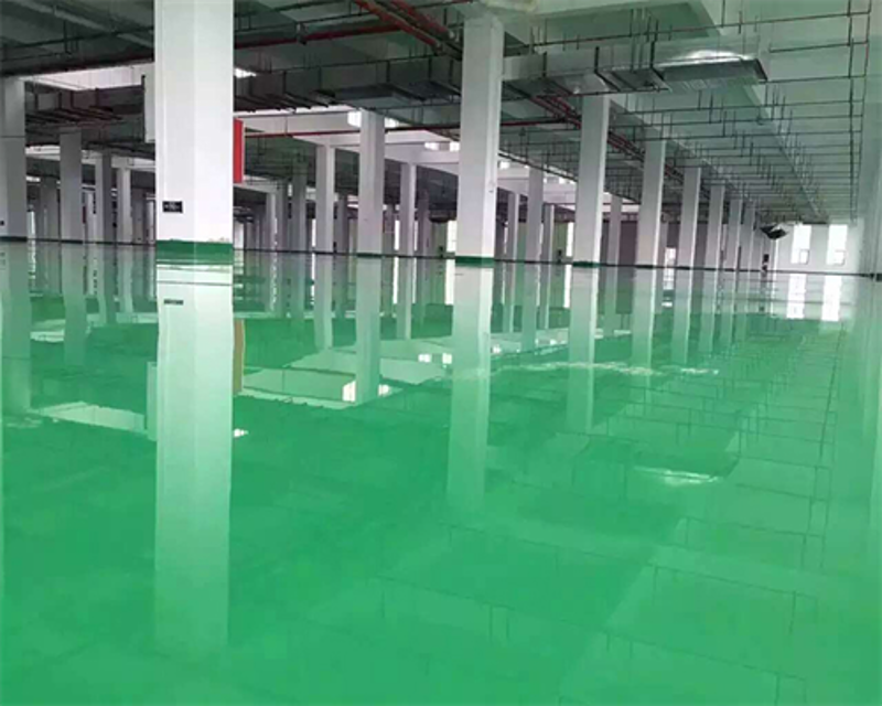 环氧地坪的美丽施工瞬间